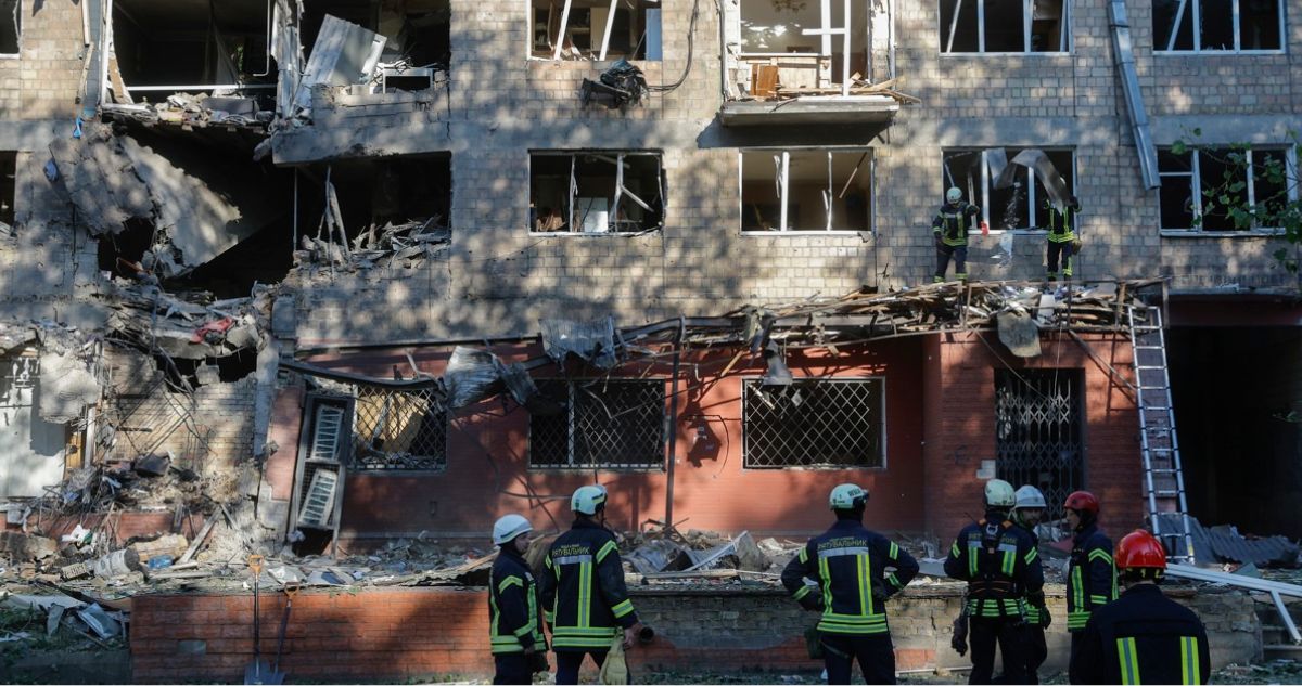 Rusia lanza masivo ataque con misiles y drones contra Kiev, dejando 23 heridos