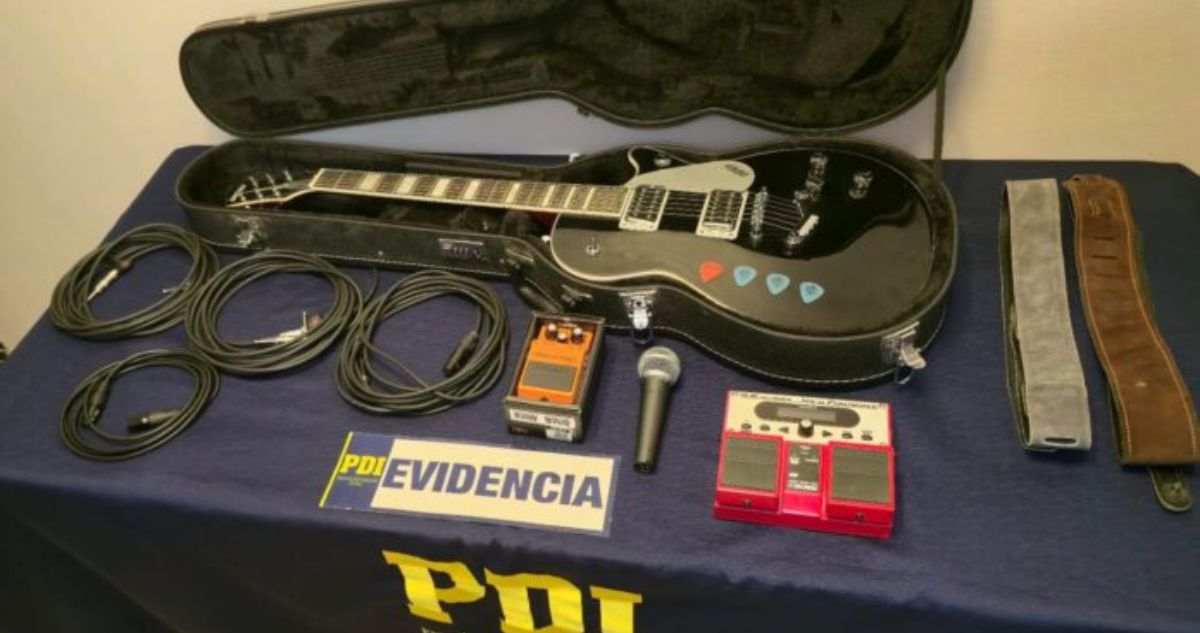 Talca: Policía recupera instrumentos robados avaluados en más de $1 millón