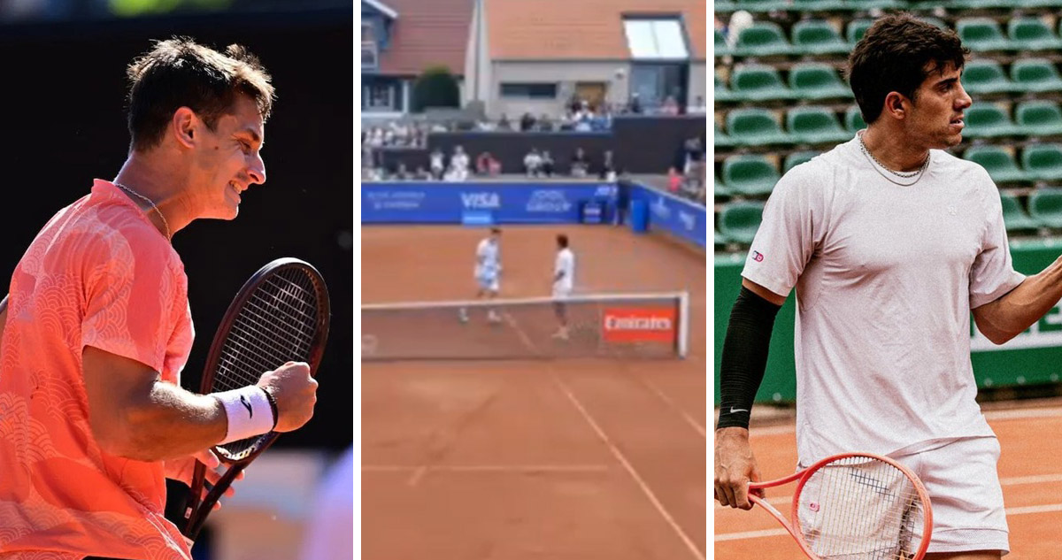 Tenista chileno Cristian Garin enfrenta a argentino Carabelli por incidente en ATP de Bastad