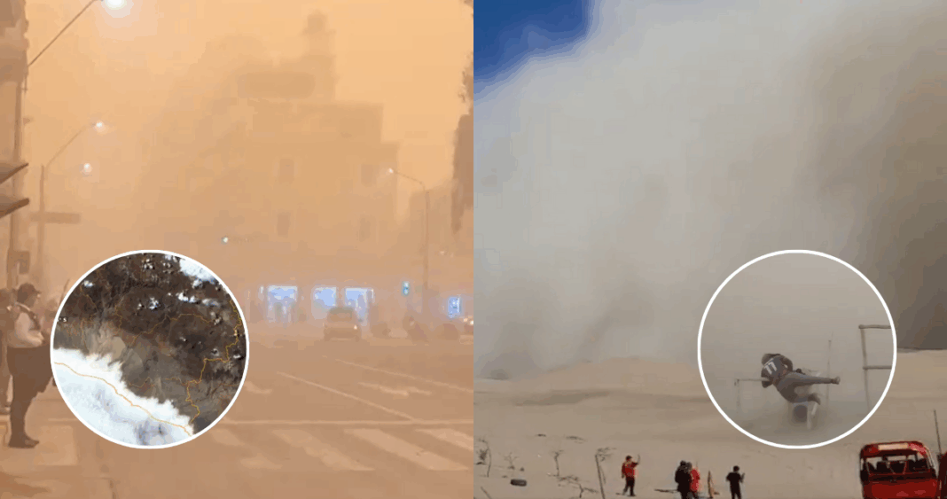 Tormentas de Arena Azotaron el Sur de Perú: Vecinos Alarmados y Visibilidad Reducida