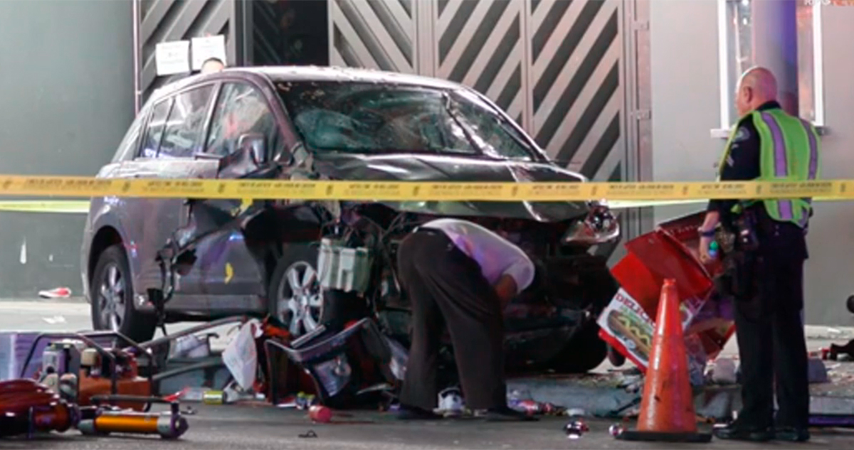 Trágico accidente en Hollywood: Conductor atropella a más de 30 personas