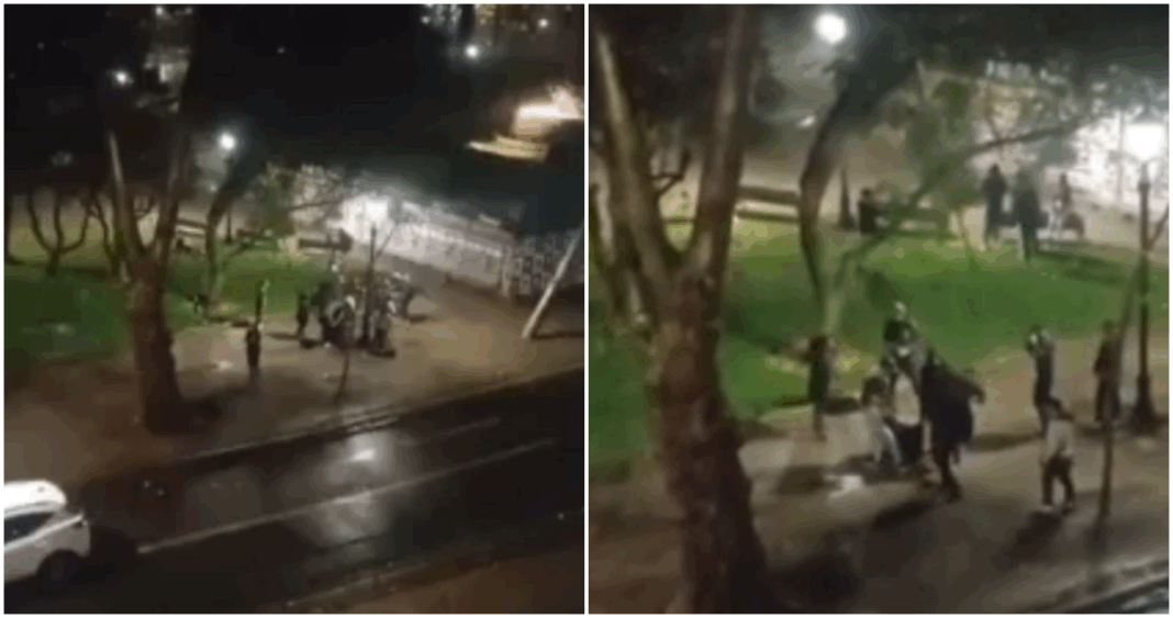Violenta Ola de Asaltos en el Corazón de Santiago: Joven Apuñalado en el Parque Forestal