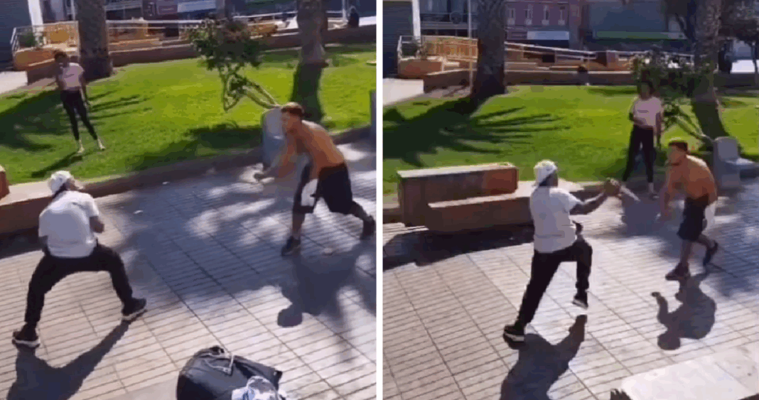 Violenta Pelea a Cuchillazos en Plena Plaza de Antofagasta: Un Reflejo de la Creciente Inseguridad