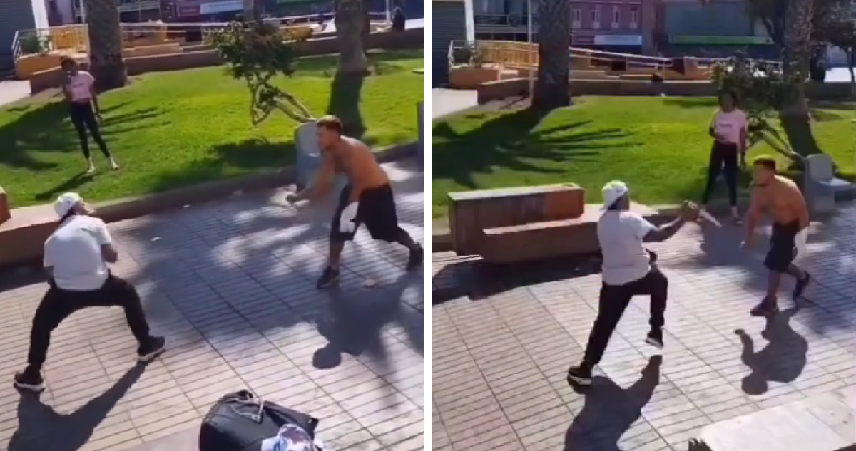 Violenta Pelea a Cuchillazos en Plena Plaza de Antofagasta: Un Reflejo de la Creciente Inseguridad