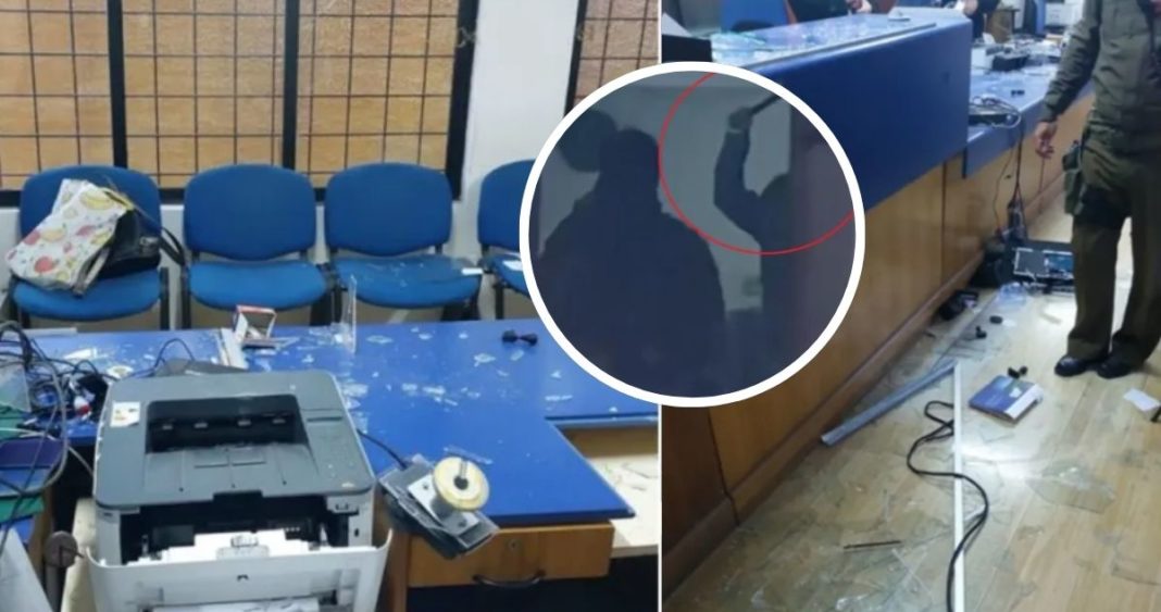 Violento Ataque de Haitiano en Oficinas del Registro Civil: Destrozos y Caos en Salamanca