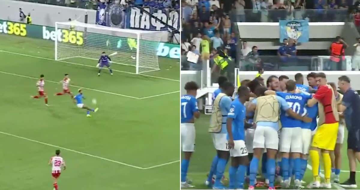 ¡Hazaña Chipriota! Pafos FC, el Cenicienta de la Champions, elimina al gigante Estrella Roja