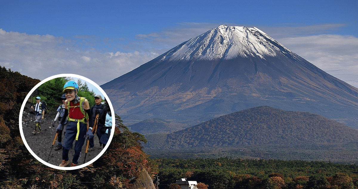 102 años y en la cima: el récord histórico de Kokichi Akuzawa en el Monte Fuji