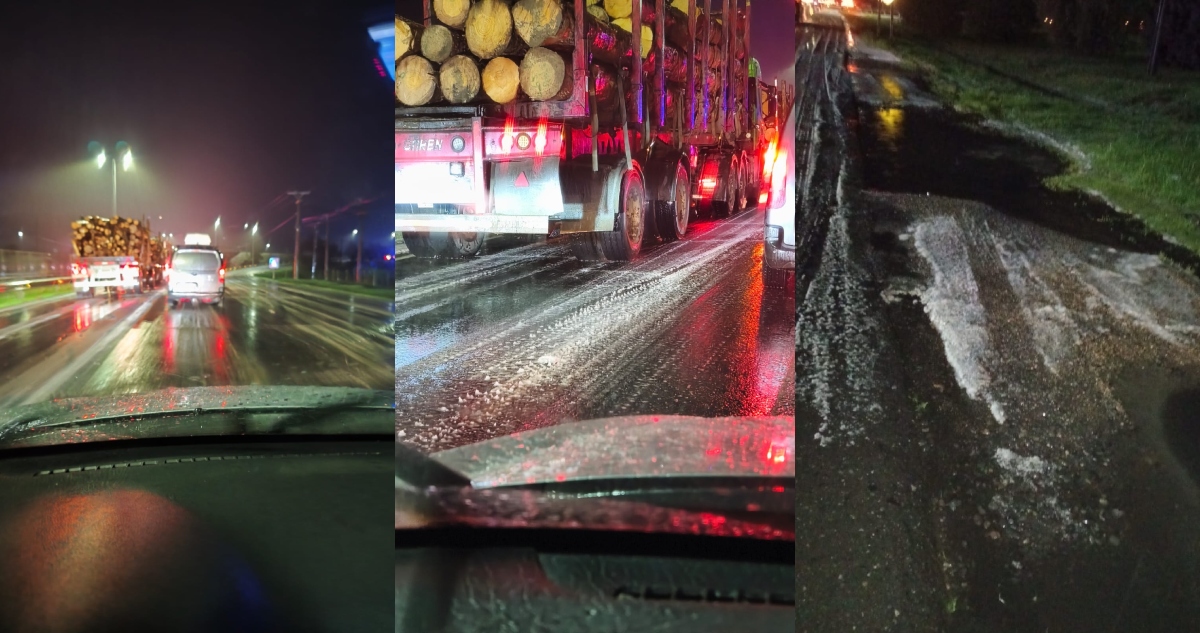 Accidente en Ruta 5 Sur por Intensa Granizada: Múltiples Vehículos Colisionan