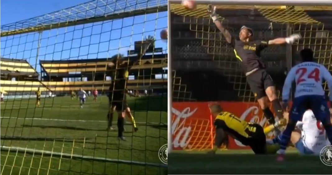 Brayan Cortés, el arquero chileno que brilló en el clásico uruguayo con un tapadón clave