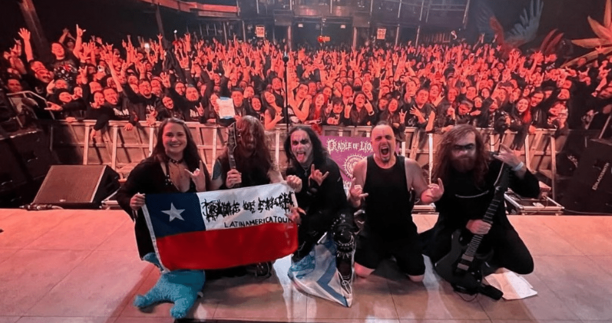 Cradle of Filth Conquista Concepción con un Demoledor Show de Metal Extremo