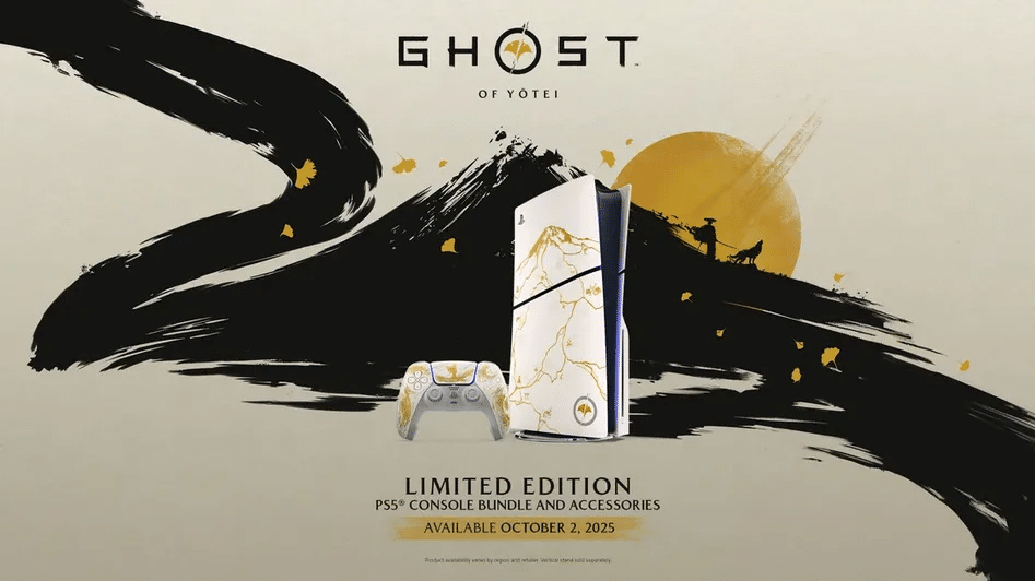 Descubre la Edición Limitada Dorada de Ghost of Yōtei: Reserva tu PS5 y Accesorios Exclusivos