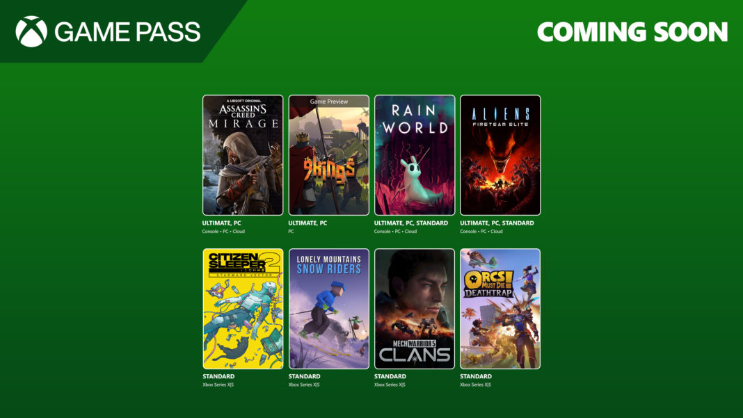Descubre los Próximos Lanzamientos Imperdibles en Game Pass: Desde Assassin's Creed Mirage hasta Aliens: Fireteam Elite