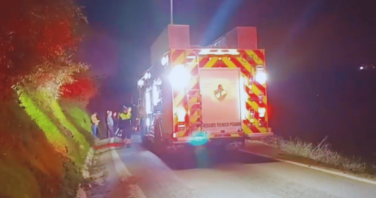 Dramático accidente en Talca: Camioneta cae por barranco de 15 metros con dos ocupantes