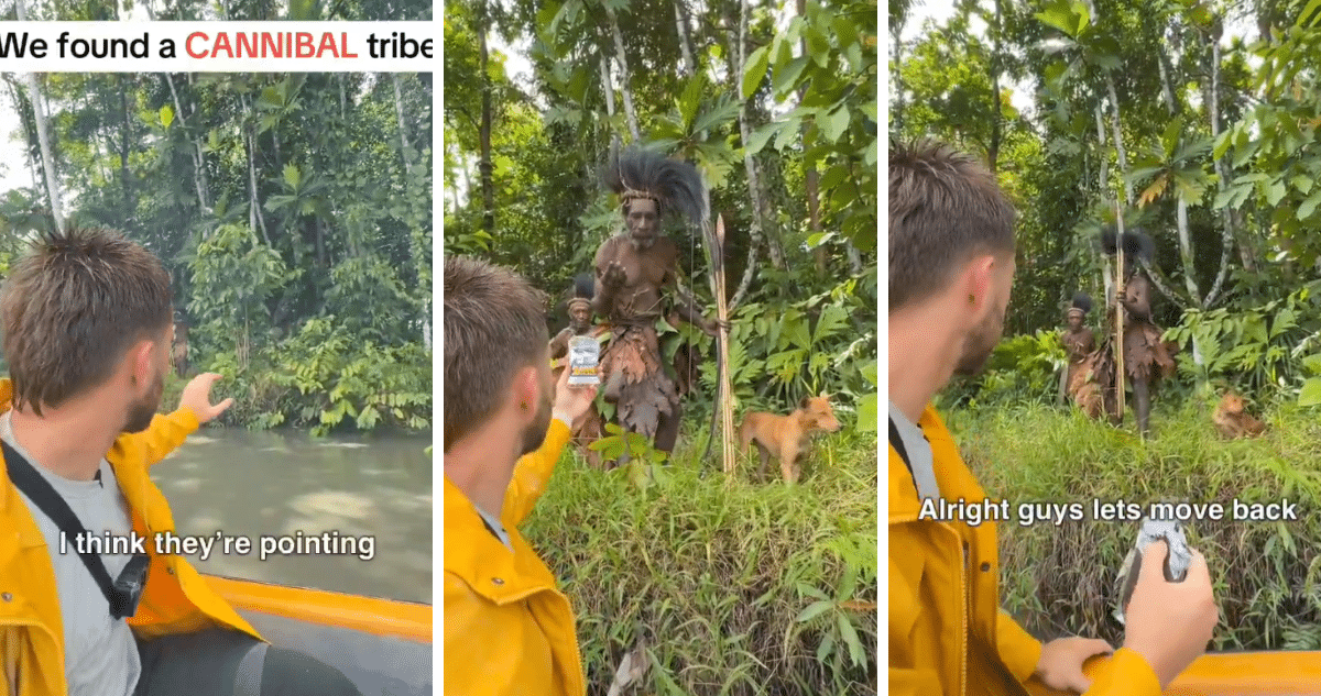 Encuentro Inesperado: Influencer Enfrenta a Tribu Aislada en la Selva de Papúa