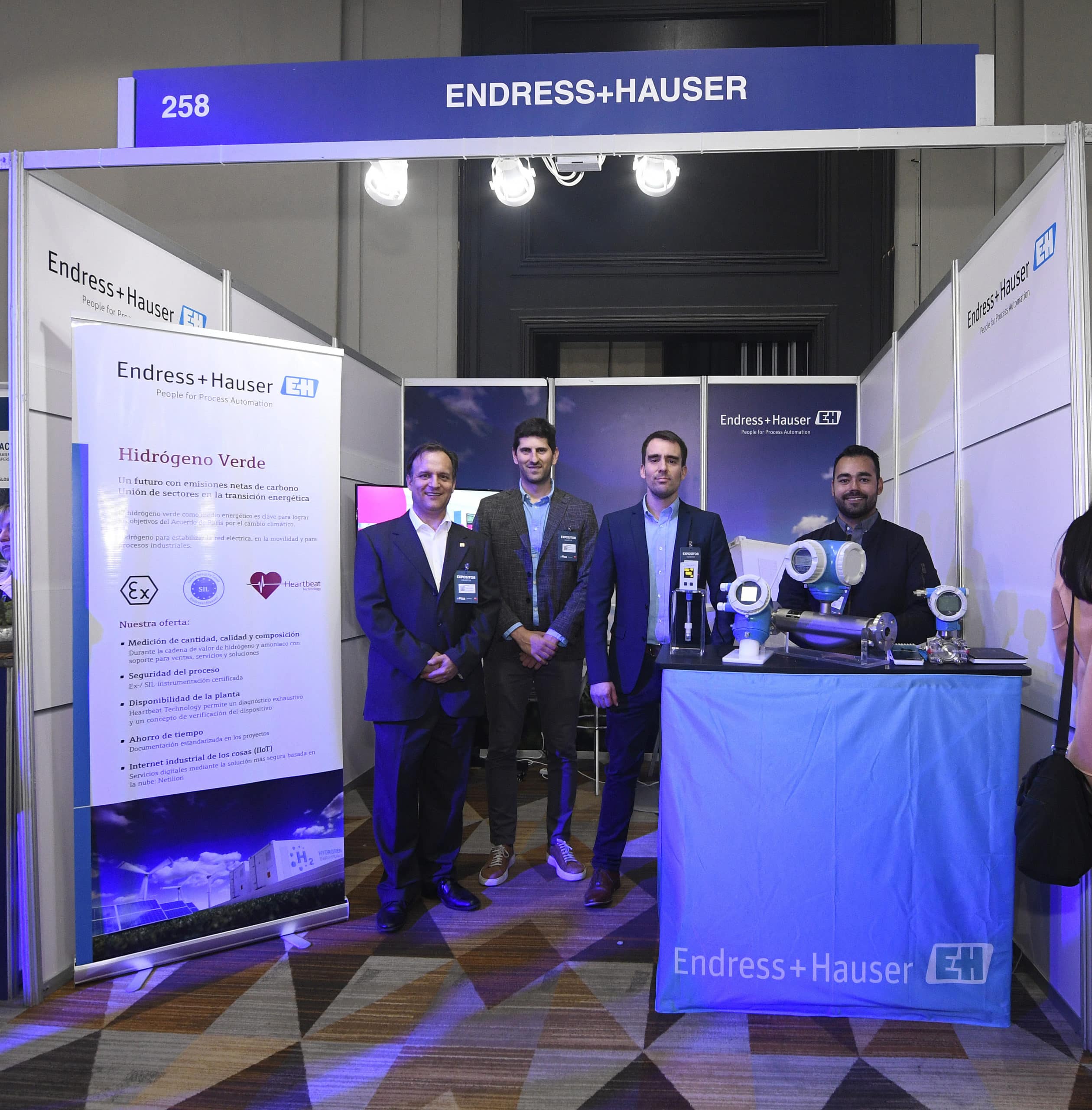 Endress+Hauser presenta soluciones innovadoras para medir hidrógeno verde en Hyvolution Chile 2025