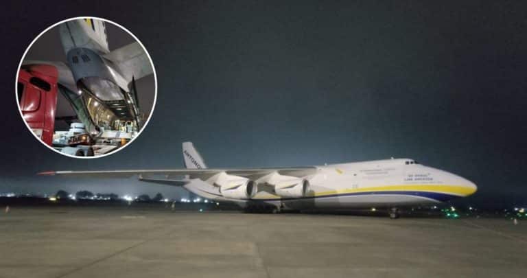 Gigante Aéreo Antonov AN-124 Aterriza en Chile: Transportando Equipos Clave para Planta de Celulosa