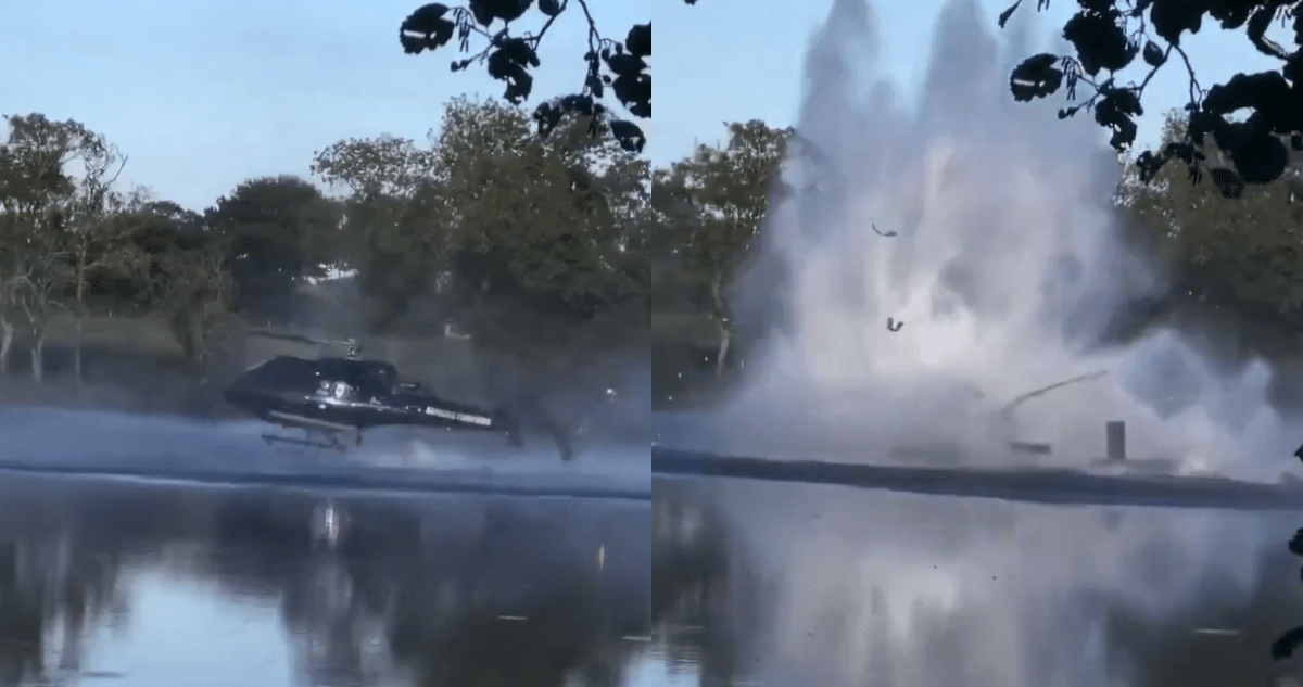 Helicóptero se estrella en laguna mientras combatía incendio en Francia: Heroico rescate de los pilotos
