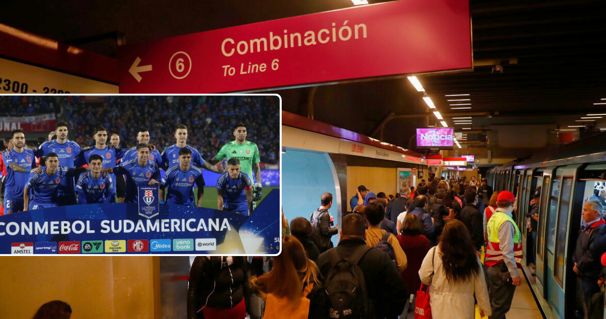 Hinchas Azules, Atención: Metro de Santiago Extiende Horario por Partido de Universidad de Chile