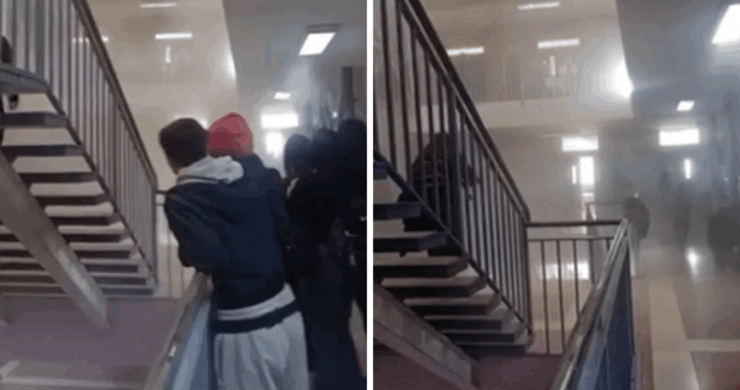 Incidentes en Liceo de Máfil: Estudiantes Lanzan Químico de Extintores Tras Discusión