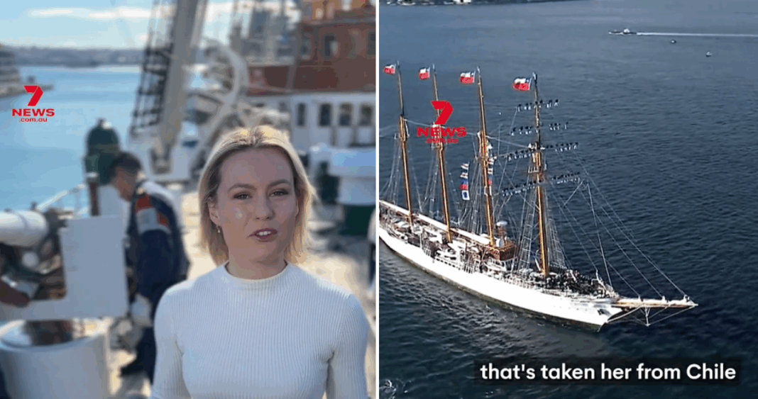 La Esmeralda, el Buque Escuela Chileno, Cautiva a Australia con su Llegada a Sídney