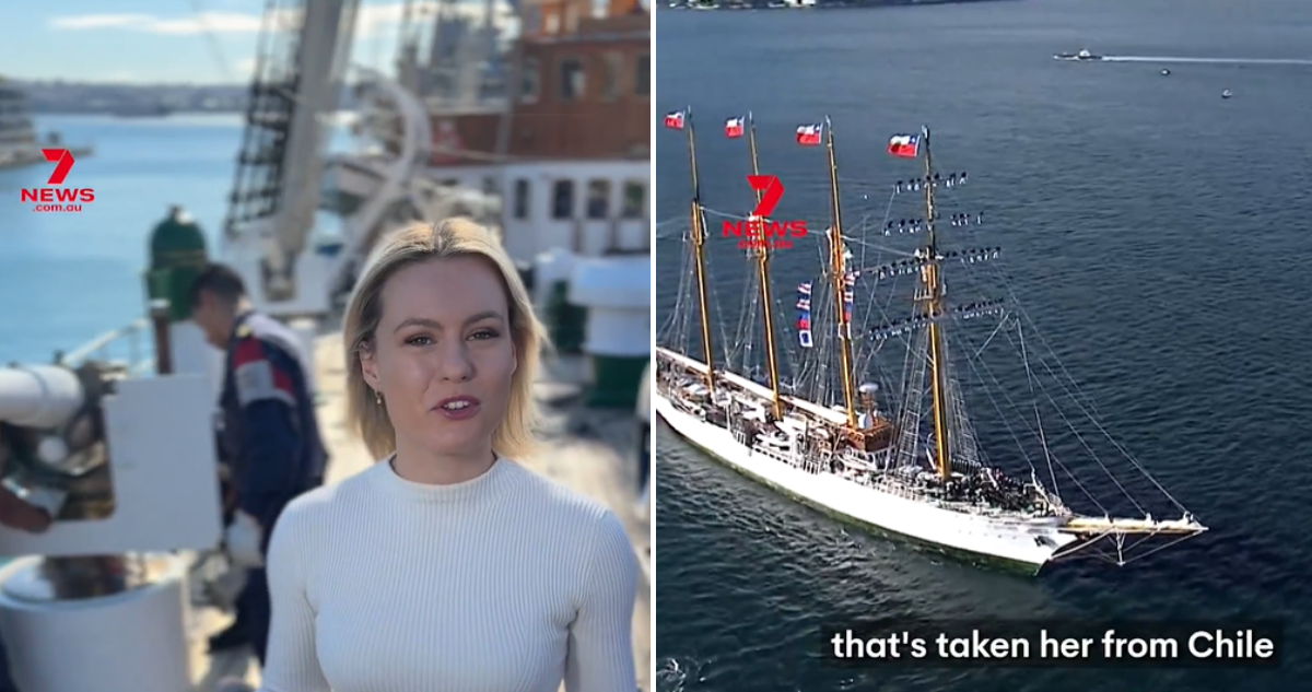 La Esmeralda, el Buque Escuela Chileno, Cautiva a Australia con su Llegada a Sídney