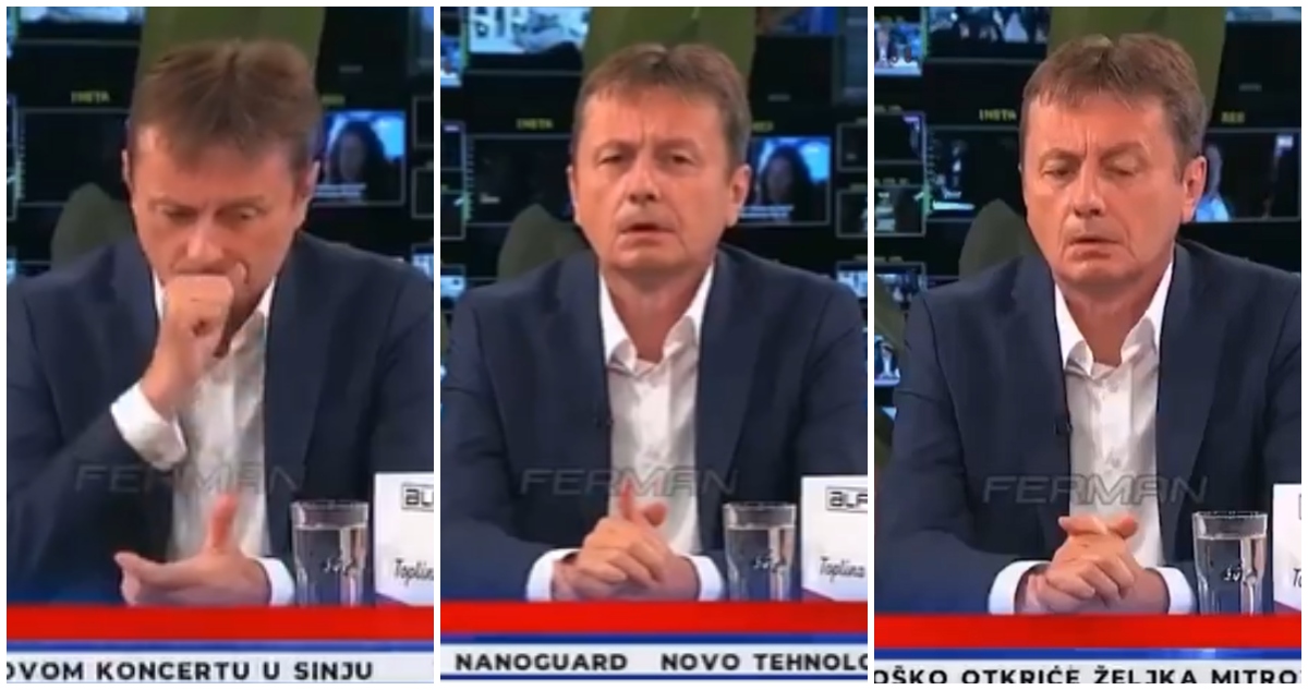Ministro serbio se recupera tras sufrir un accidente cerebrovascular en vivo