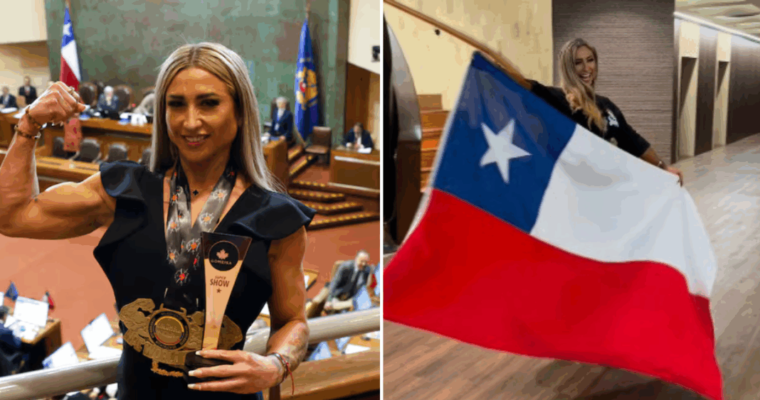 Nicole 'Luli' Moreno Celebrada en el Congreso por sus Logros en Fisicoculturismo