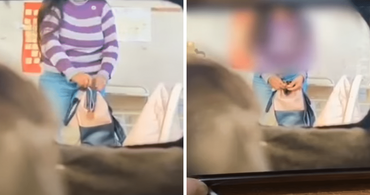 Profesora Captada Robando Dinero de Mochilas de Estudiantes en Argentina