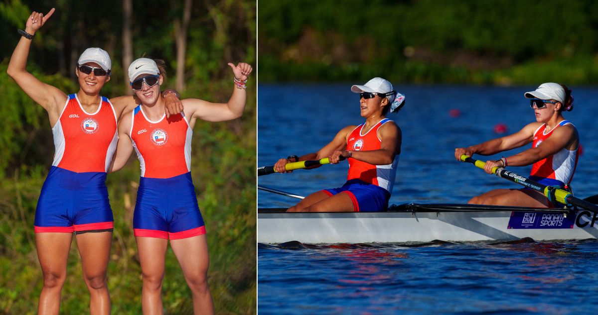 Remo chileno brilla en Juegos Panamericanos Júnior: Doble oro y plata en Asunción