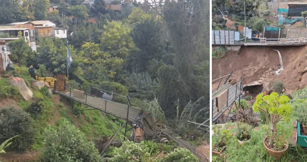 Socavón Devasta Accesos en Viña del Mar: Vecinos Exigen Soluciones Urgentes
