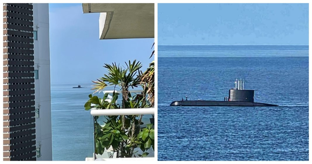 Submarino chileno sorprende a turistas en las playas de Puerto Vallarta
