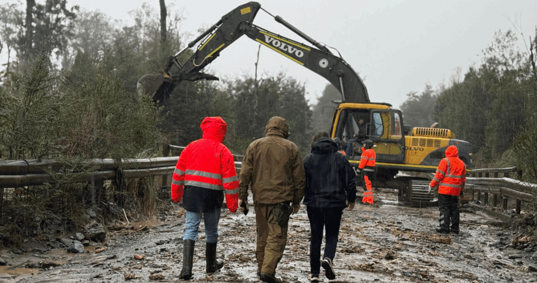 Suspenden Clases en Carretera Austral por Alerta Roja de Desborde Fluvial