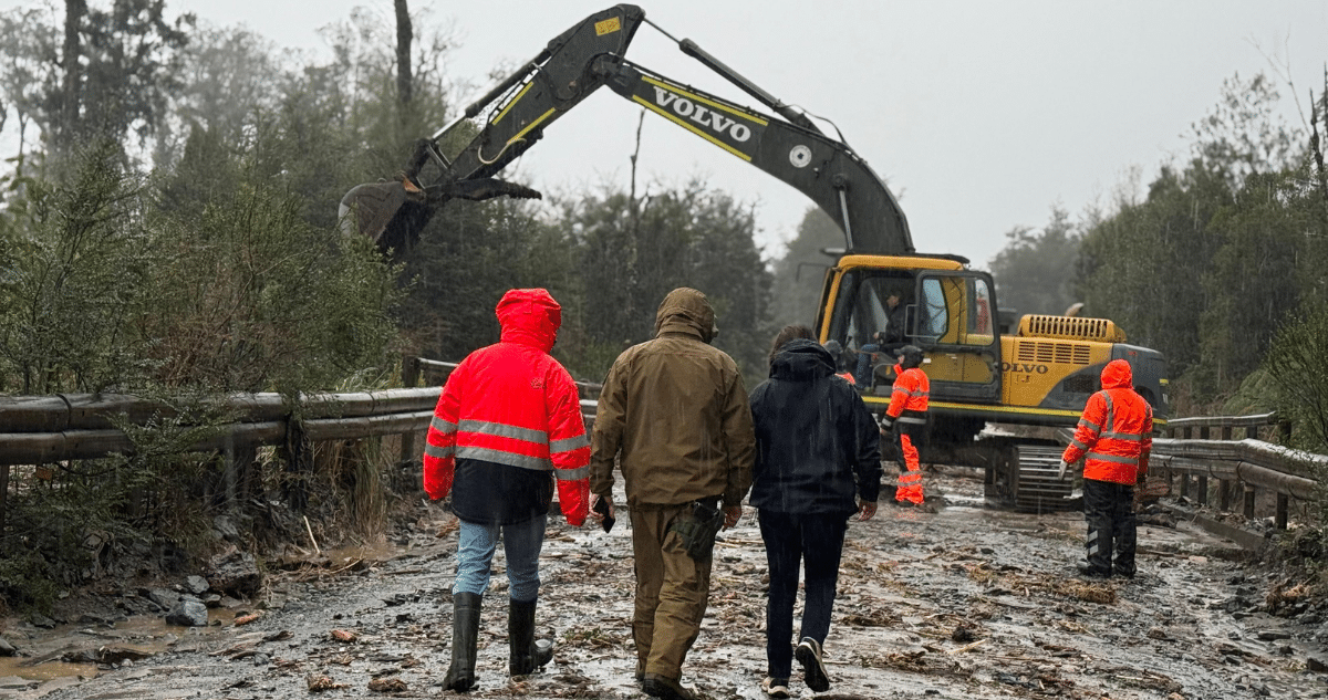 Suspenden Clases en Carretera Austral por Alerta Roja de Desborde Fluvial