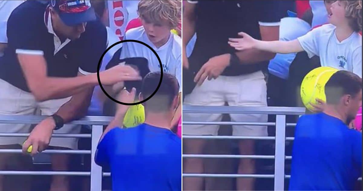 Tenista recupera gorra robada a niño en el US Open: La conmovedora historia detrás de la viral escena