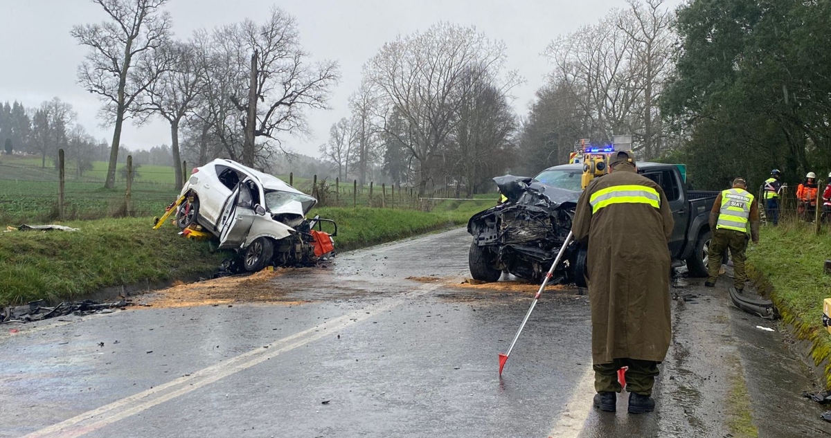 Trágica Colisión en Frutillar: Una Mujer Fallece y Bebé Evacuado en Helicóptero