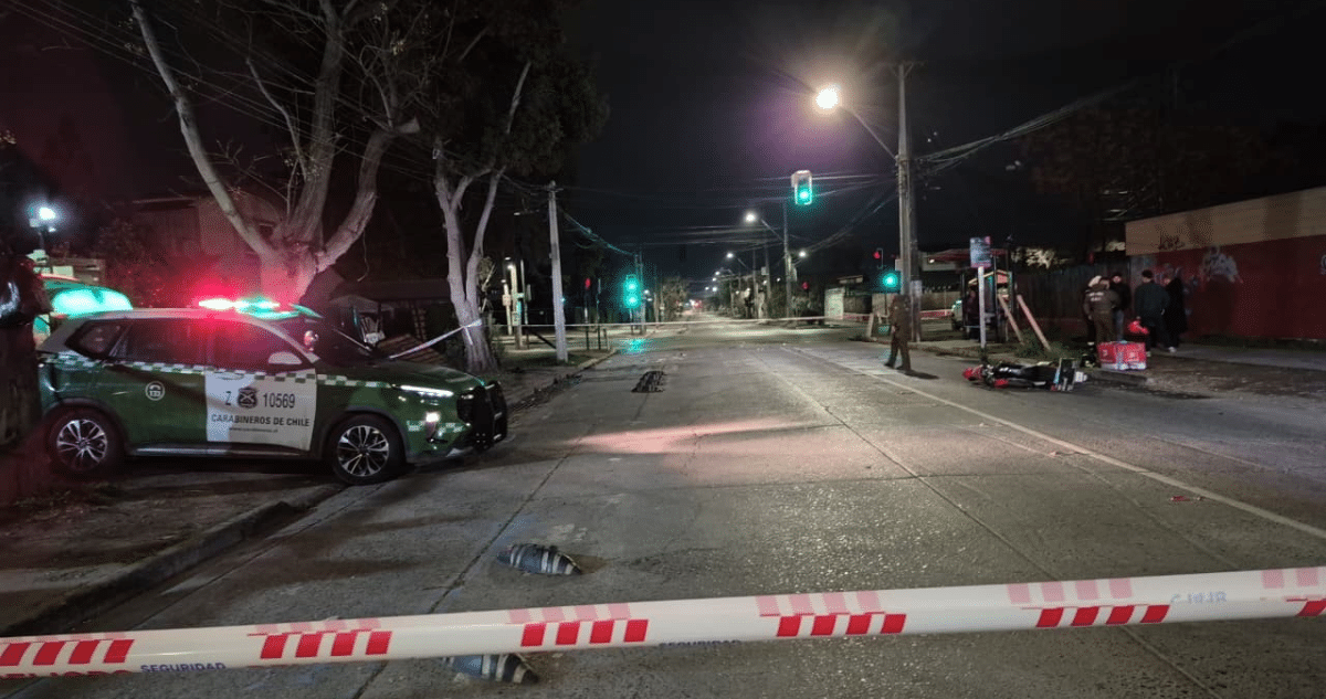 Trágico accidente en Maipú: Motociclista fallece tras colisión con vehículo robado