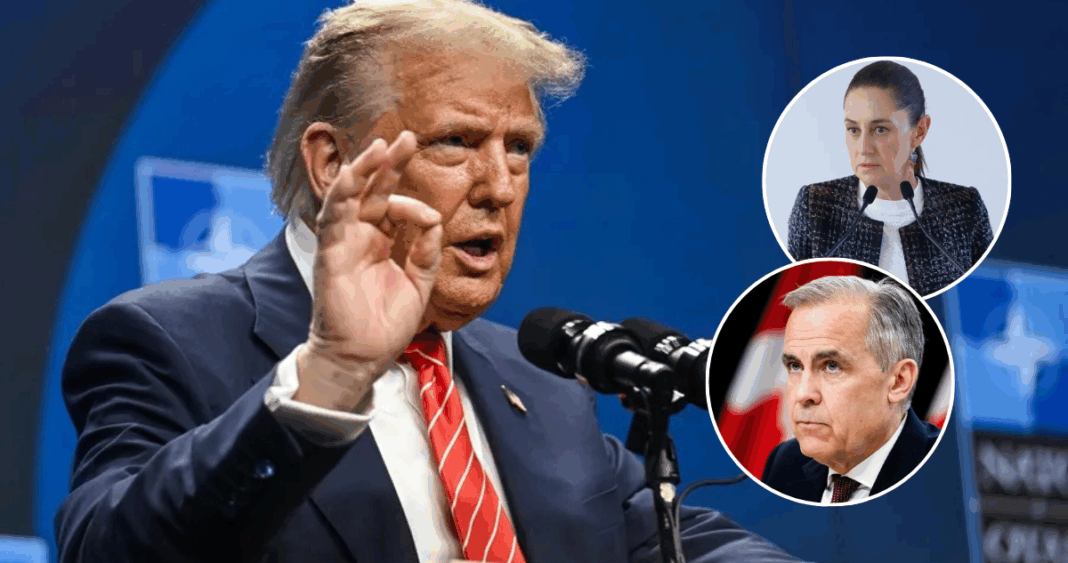 Trump Afirma que México y Canadá Obedecen sus Órdenes sobre Seguridad Fronteriza