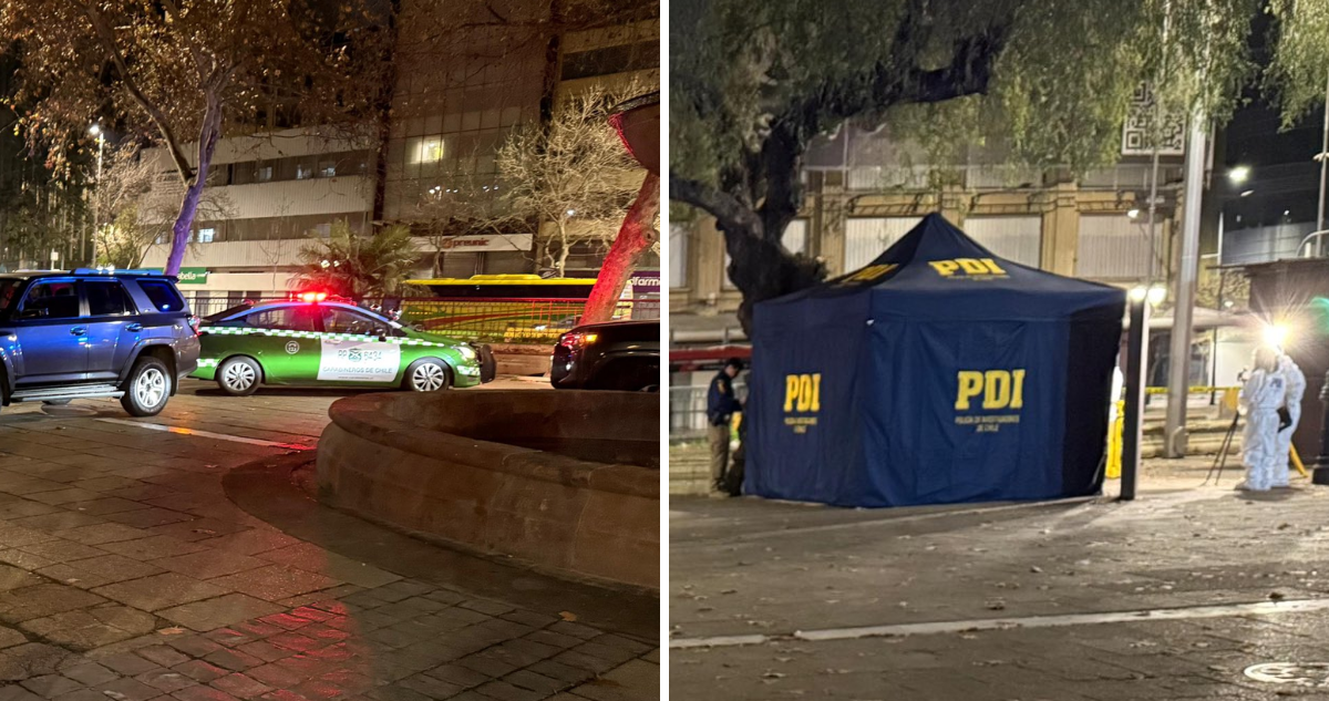 Violenta Muerte en Pleno Centro de Santiago: Hombre Asesinado a Balazos por Sujeto en Bicicleta