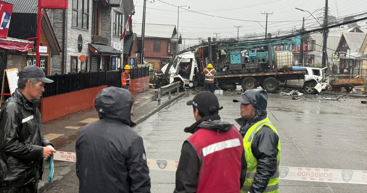 Accidente Múltiple en Dalcahue: Camión Fuera de Control Causa Caos y Destrucción