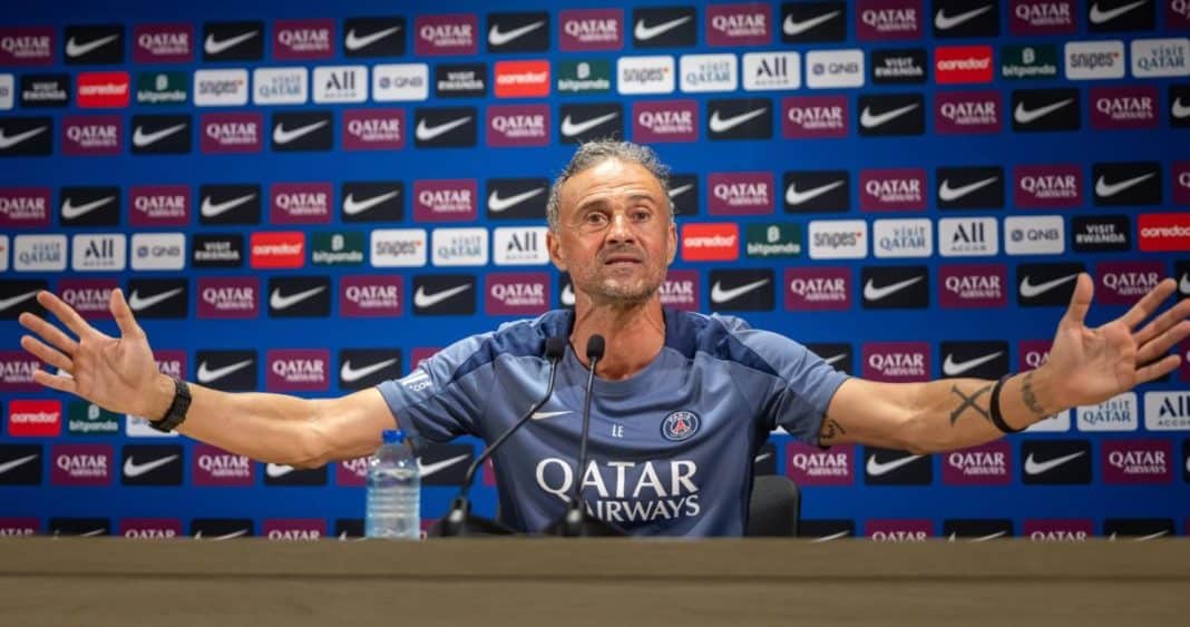 Accidente de Bicicleta Deja a Luis Enrique, DT del PSG, con Fractura de Clavícula