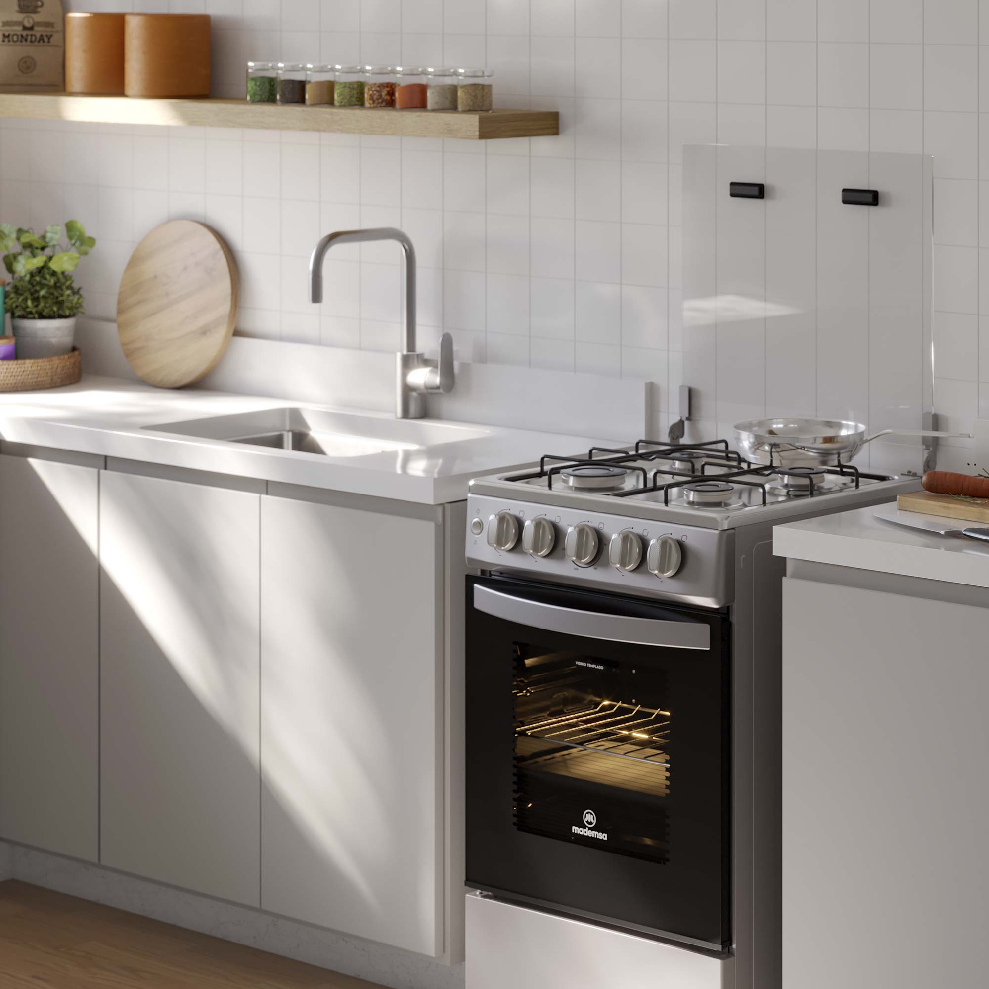 Adiós a la Limpieza Tediosa: Cocinas a Gas Mademsa con Tecnología LimpiaFácil