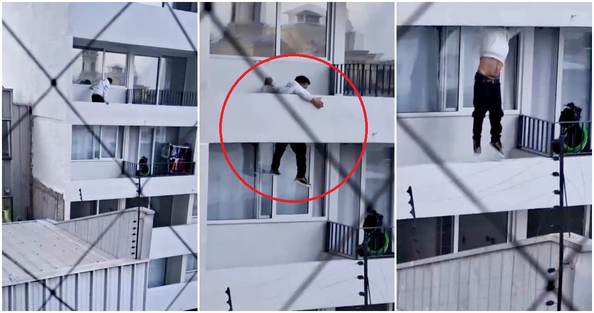 Audaz Fuga por Balcones: Sospechoso Evade Arresto en Dramático Operativo Policial