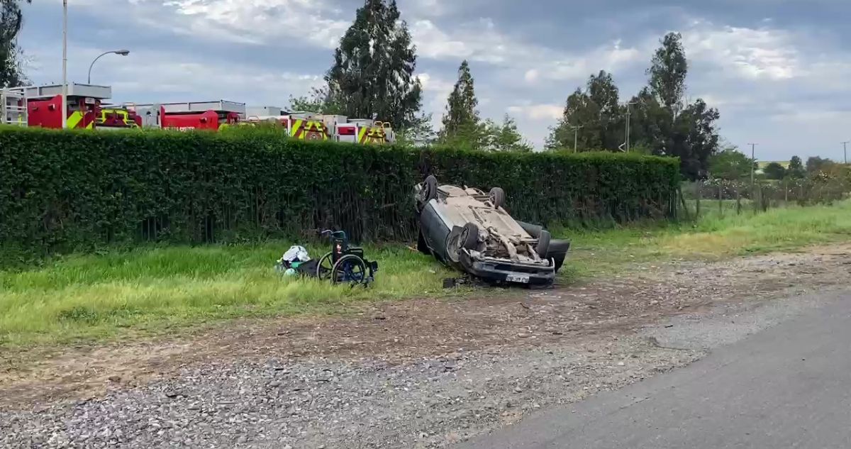 Bebé de 4 meses en estado crítico tras accidente automovilístico en Ruta 78