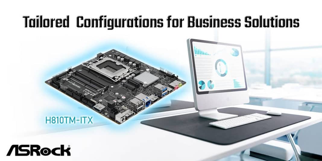 Descubre la Poderosa Placa Base H810TM-ITX de ASRock: Rendimiento y Conectividad Excepcionales para Negocios