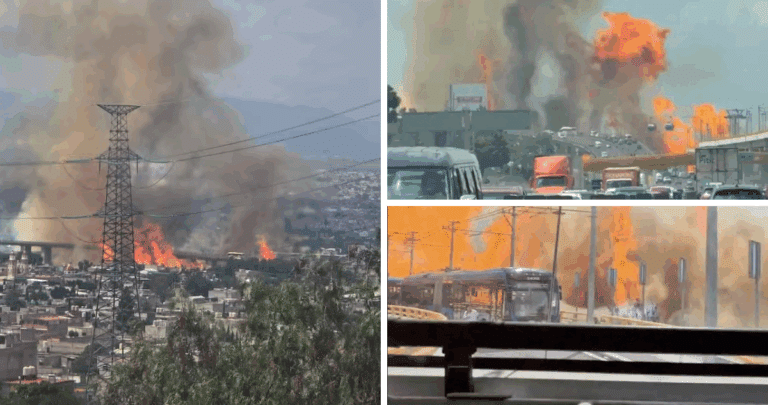 Explosión de Camión de Gas en Carretera de México Deja 4 Muertos y Decenas de Heridos