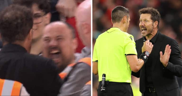 Expulsado por Insultos: La Provocación del Hincha del Liverpool que Enfureció a Simeone en Champions