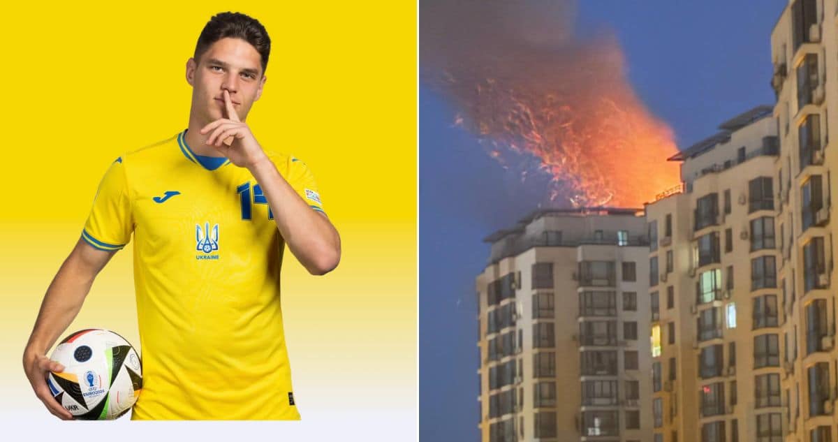 Futbolista ucraniano relata el devastador ataque ruso que destruyó su hogar