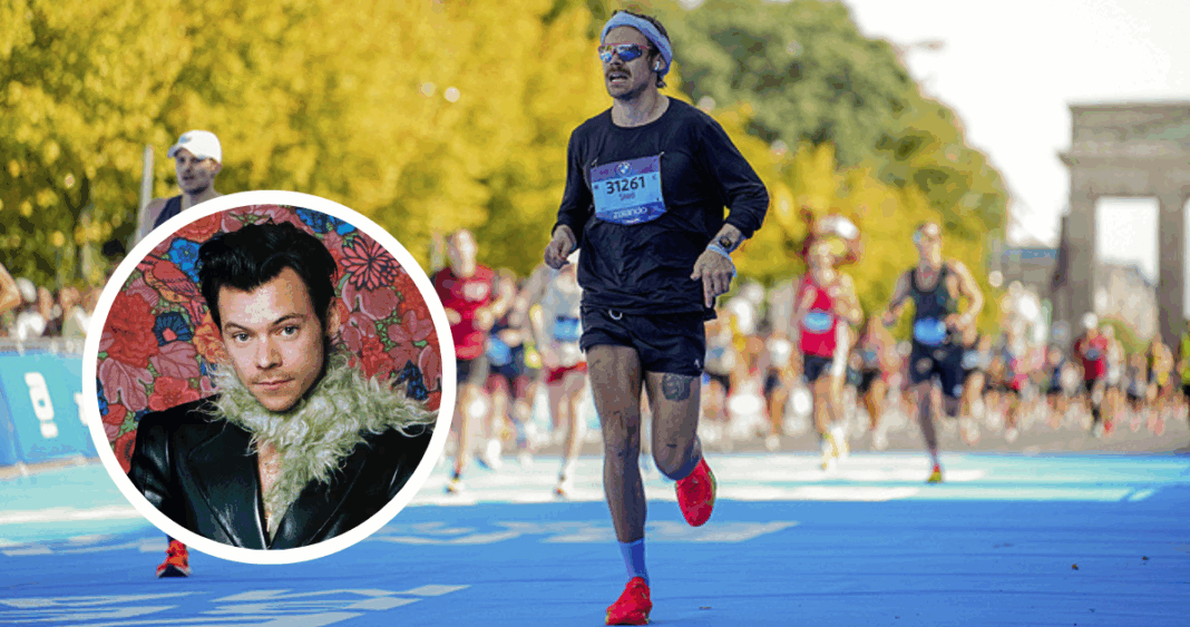 Harry Styles Sorprende al Correr Maratón de Berlín con Marca Destacada