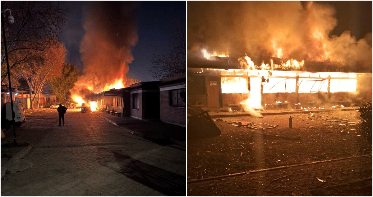Incendio en Municipalidad de Cerro Navia: Bomberos Trabajan para Controlar las Llamas