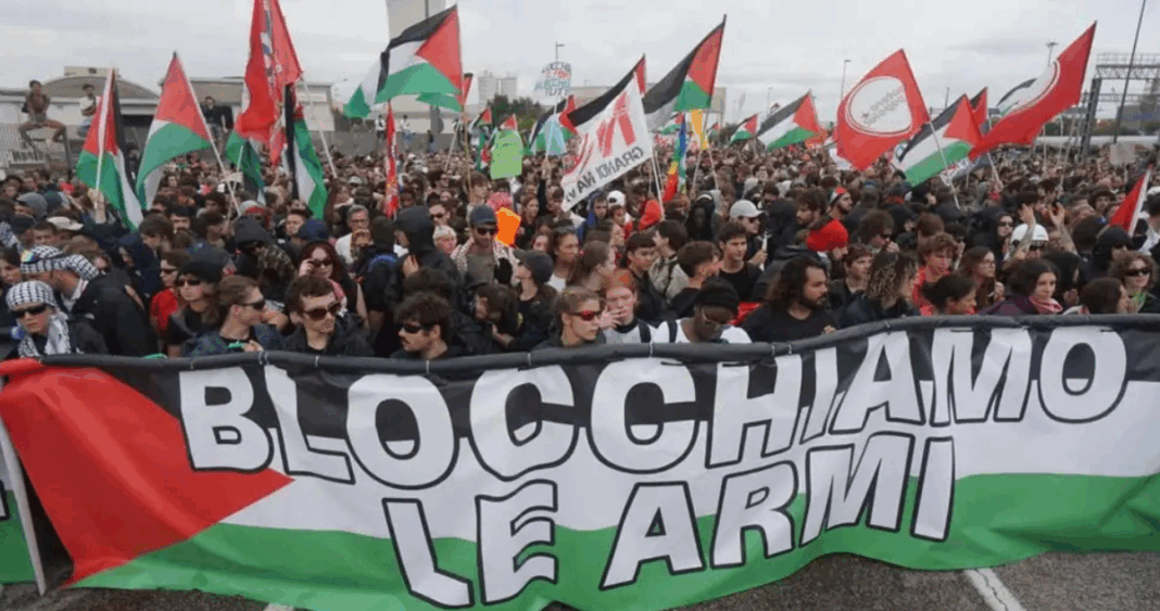 Masivas Protestas en Italia Exigen Sanciones Contra Israel por Tragedia Humanitaria en Gaza